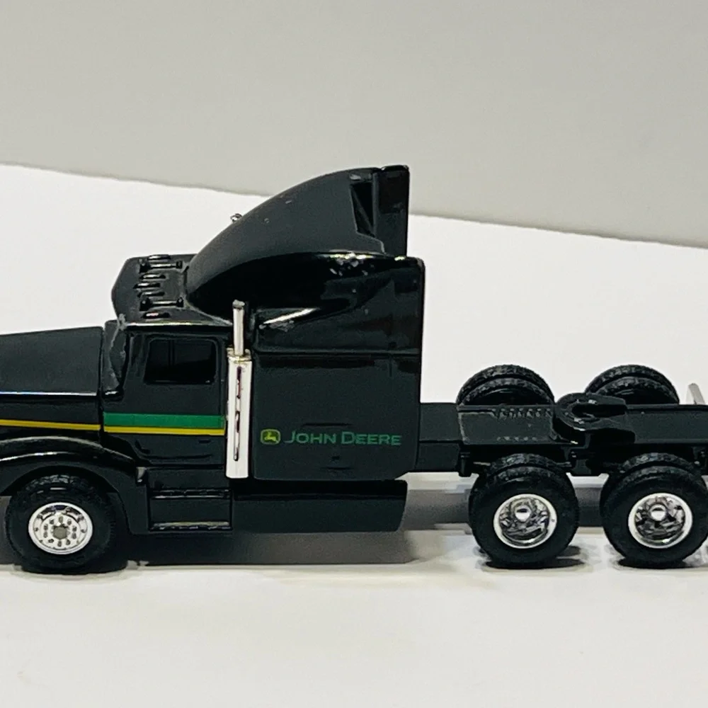 John Deere Black Toy Semi Truck